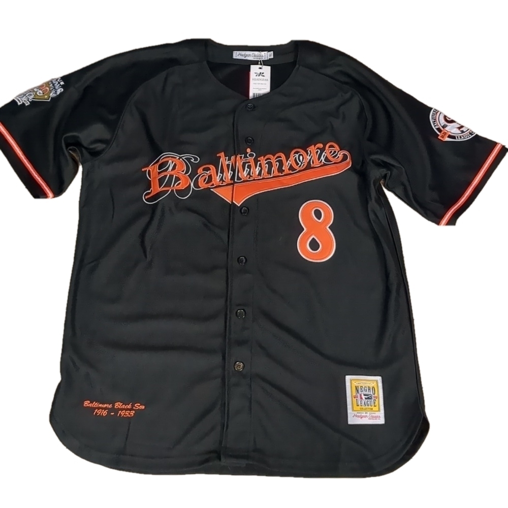 Headgear classics negro league Baltimore black Sox baseball jersey size XL